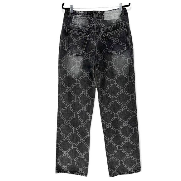 Racer Worldwide Men's Laser Engraved Monogram Jeans - 34 - Picture 6 of 8
